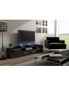 cama meble Szafka RTV EVORA 200 wenge/czarny połysk - nr 3