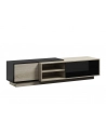cama meble Szafka RTV SIGMA1 180 sonoma/czarny połysk - nr 7
