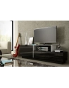 cama meble Szafka RTV SIGMA3 180 czarny/czarny połysk + biały - nr 7