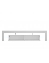 cama meble Szafka RTV TORO 200 szary/ biały połysk - nr 10