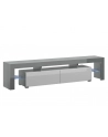 cama meble Szafka RTV TORO 200 szary/ biały połysk - nr 6