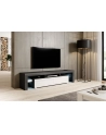 cama meble Szafka RTV TORO 200 szary/ biały połysk - nr 8