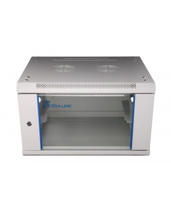 Extralink 6U 600x450 Szara Szafa rack montowana nr 1
