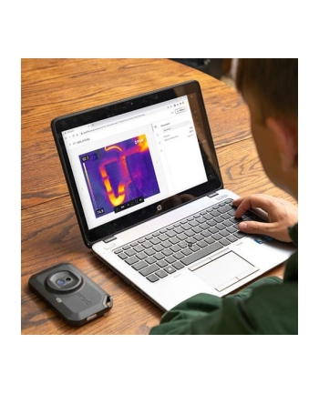 FLIR KAMERA TERMOWIZYJNA Z TECHNOLOGIĄ POPRAWY OBRAZU MSX WI-FI I ŁĄCZNOŚCIĄ W CHMURZE  128X96PX  DO 300STC  FOV 53 6ST  C3-X nr 1