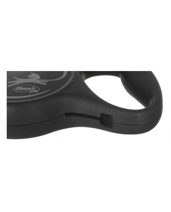 FLEXI Smycz automatyczna Black Design M  5 m czarny nr 2