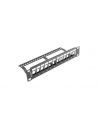 LANBERG patch panel blank 12 port 1U with organizer for keystone modules Kolor: CZARNY - nr 14