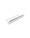 LANBERG patch panel blank 12 port 1U with organizer for keystone modules gray - nr 13
