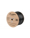 LANBERG LAN cable UTP cat.5e 305m Kolor: CZARNY solid CU fluke - nr 10