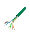 LANBERG LAN cable UTP cat.5e 305m green solid CU fluke - nr 9