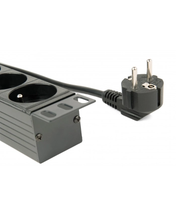 GEMBIRD Power distribution unit PDU 8 French sockets 1U 16A Schuko plug 3 m cable