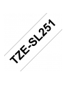 BROTHER TZeSL251 tape Black on White 24mm - nr 17