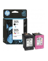 hp inc. HP 305 2-Pack Tri-color/Black Original Ink Cartridge - nr 1