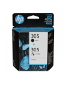 hp inc. HP 305 2-Pack Tri-color/Black Original Ink Cartridge - nr 49