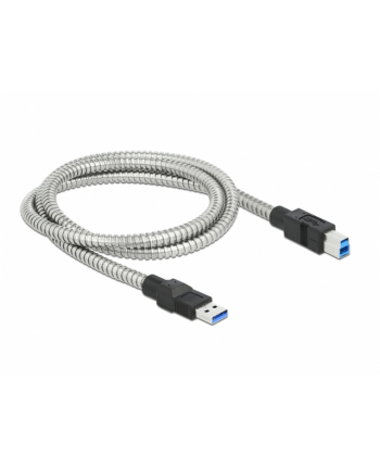 D-ELOCK USB 3.2 Gen 1 Cable Type-A male to Type-B male with metal jacket 1m