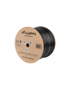 LANBERG LAN cable UTP cat.5e 305m Kolor: CZARNY solid CU fluke - nr 9