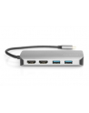 DIGITUS DA-70884 8-Port USB-C Dock 2xUSB3.0 1xRJ45 2xHDMI 1xPD 1xMicro SD 1xSD grey - nr 11