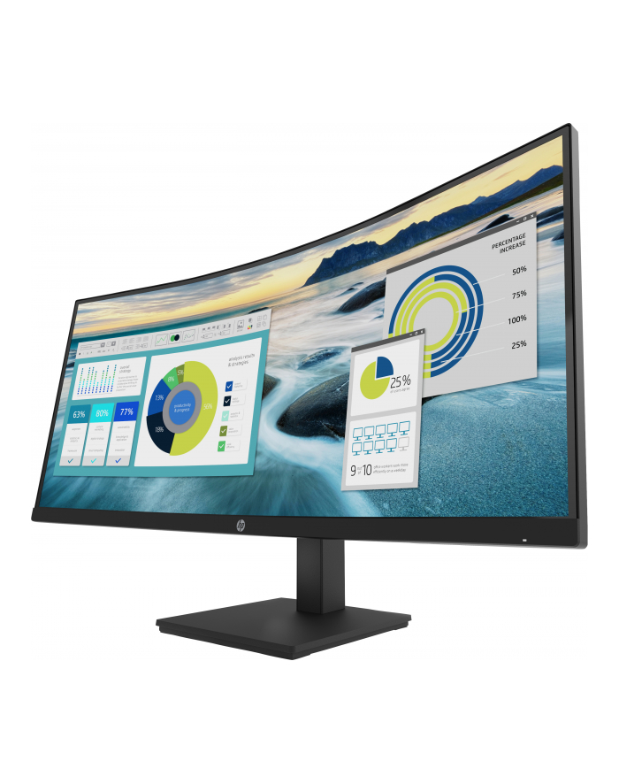 hp inc. HP P34hc G4 34inch WQHD USB-C Curved 1xHDMI 1xDP 4xUSB 3.1 główny