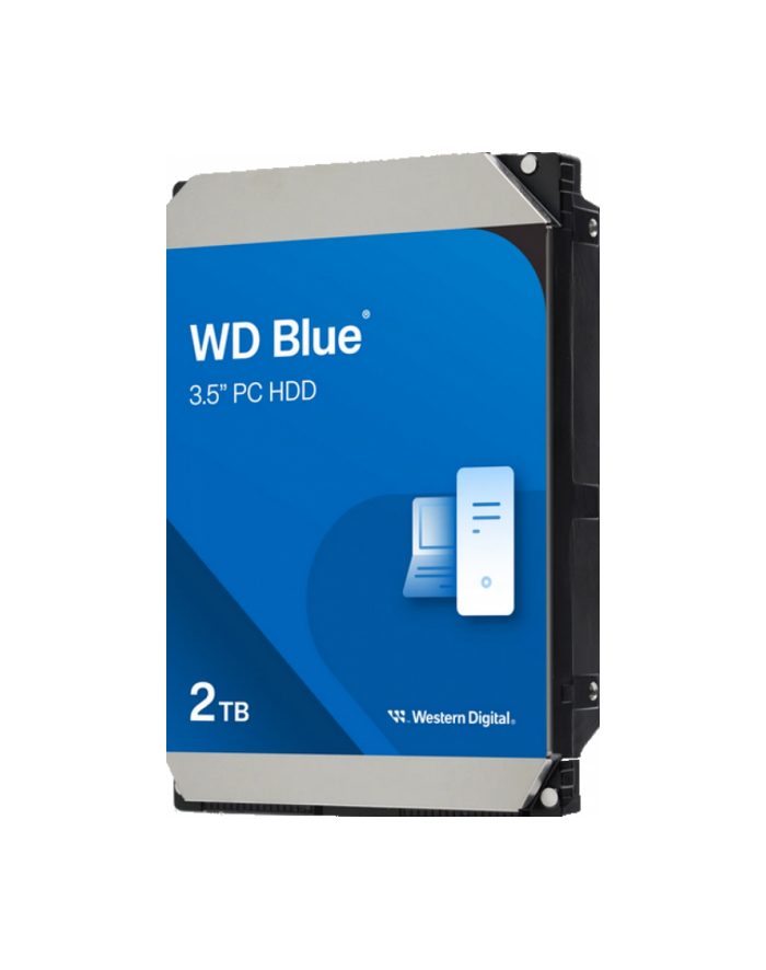 western digital WD Blue 2TB SATA 6Gb/s HDD internal 3.5inch serial ATA 256MB cache 7200 RPM RoHS compliant Bulk główny