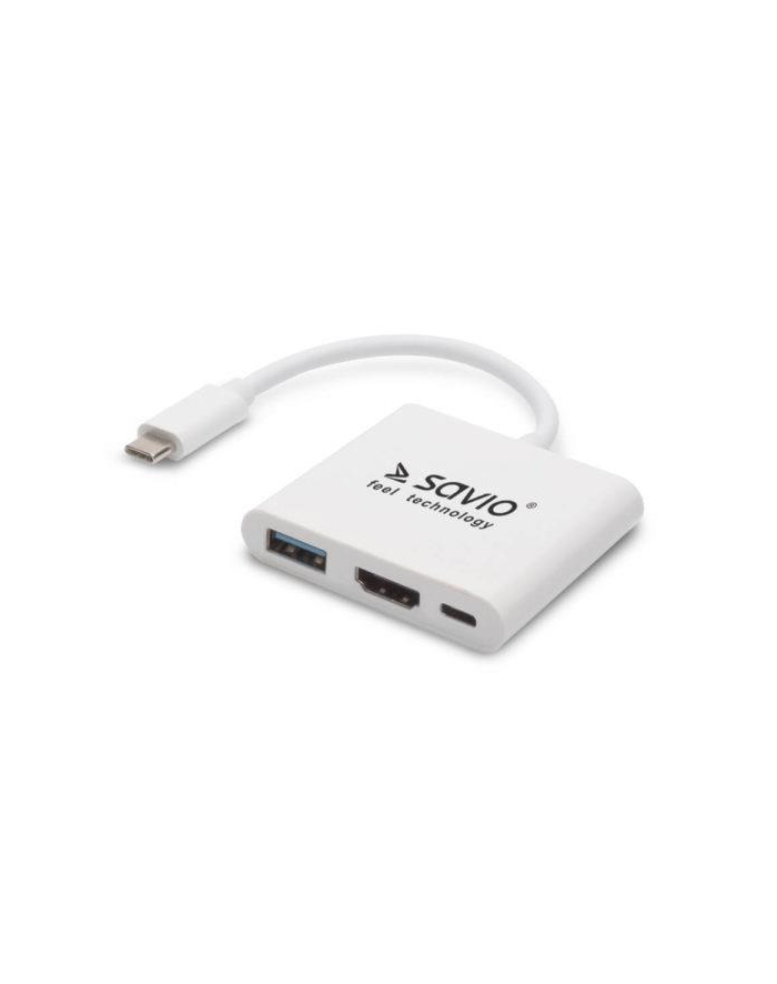 SAVIO AK-48 USB TYPE C – HDMI USB 3.0 PD Adapter USB główny