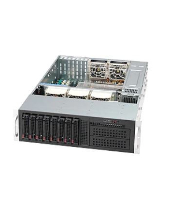 super micro computer SUPERMICRO Chassis Black 3U 835 chassis w/ Redundant 1000W PWS