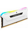 CORSAIR DDR4 16GB 2x8GB 3200MHz DIMM CL16 VENGEANCE RGB Pro SL White 1.35V XMP 2.0 - nr 37