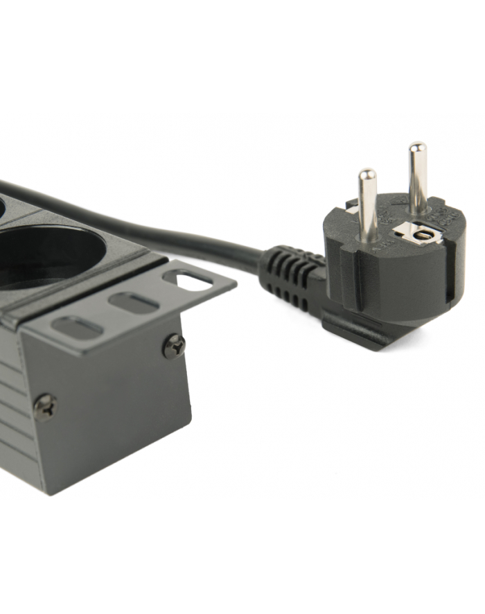 GEMBIRD Power distribution unit PDU 8 Schuko sockets 1U 16A 3 m cable główny