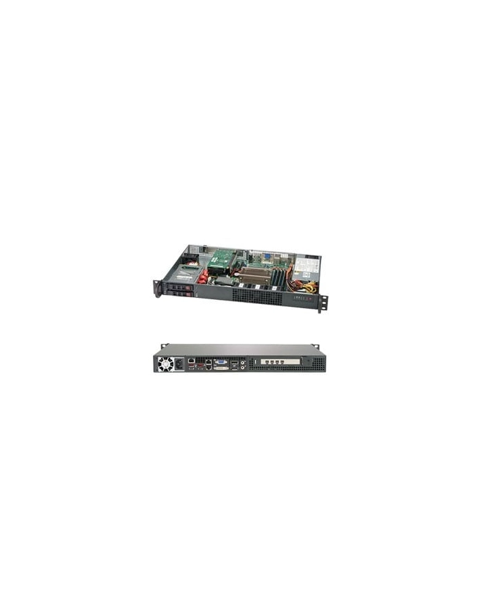 super micro computer SUPERMICRO Chassis Black 1U SC510FT w/ 203W Power Supply RoHS główny