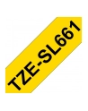 BROTHER TZeSL661 tape Black on Yellow 36mm - nr 8