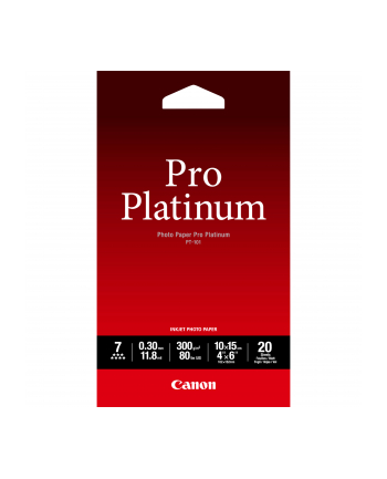 PAPIER FOTOGRAFICZNY CANON PT-101 4X6 CALI 20SZT nr 1