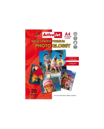 AP4-200G20 Activejet Papier Foto błyszczący         A4  20szt  200g nr 2