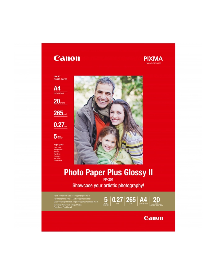 PAPIER FOTOGRAFICZNY CANON PP-201 A4 20SZT główny