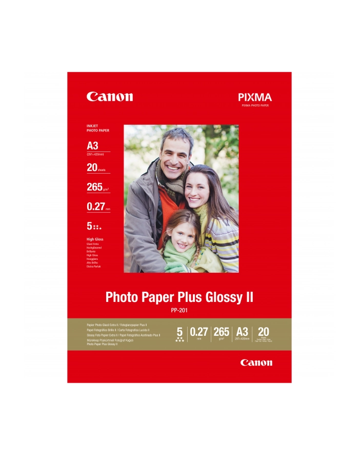 PAPIER FOTOGRAFICZNY CANON PP-201 A3 20SZT główny