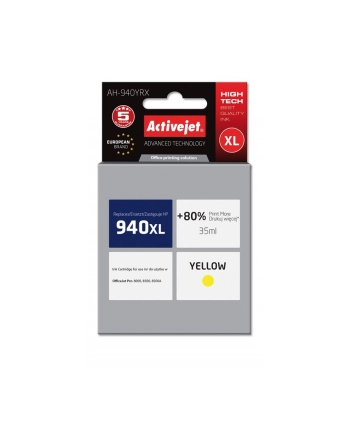 ActiveJet AH-909 tusz yellow do drukarki HP (zamiennik C4909AE nr 940 XL) nr 1