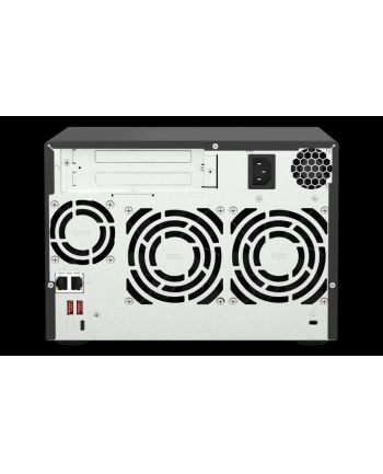 qnap systems QNAP 6-bay NAS AMD Ryzen Embedded V1500B 2.2GHz 8GB 6xSATA 6Gb/s bays 2xM.2 NVMe PCIe Gen3 SSD slots 2x2.5GbE LAN optional 10GbE nr 1