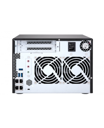 qnap systems QNAP 6-bay NAS AMD Ryzen Embedded V1500B 2.2GHz 8GB 6xSATA 6Gb/s bays 2xM.2 NVMe PCIe Gen3 SSD slots 2x2.5GbE LAN optional 10GbE nr 2