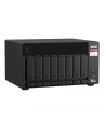 qnap systems QNAP 8-bay NAS AMD Ryzen Embedded V1500B 2.2GHz 8GB 8xSATA 6Gb/s bays 2xM.2 NVMe PCIe Gen3 SSD slots 2x2.5GbE LAN optional 10GbE - nr 7