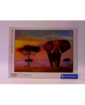 Clementoni Puzzle 500el Zachód słońca w Afryce. African sunset 35096