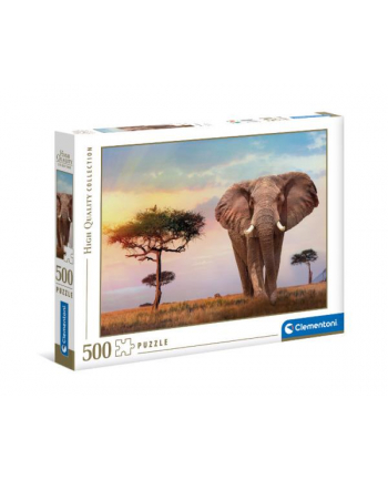 Clementoni Puzzle 500el Zachód słońca w Afryce. African sunset 35096