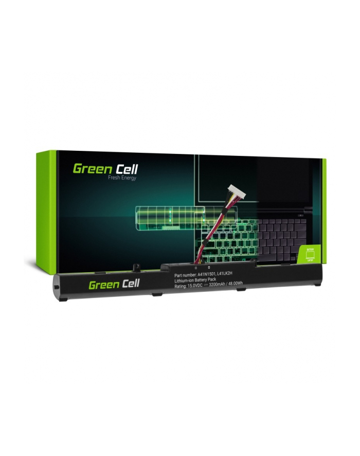 green cell *Bateria Asus ROG GL752 15V 3,2Ah główny