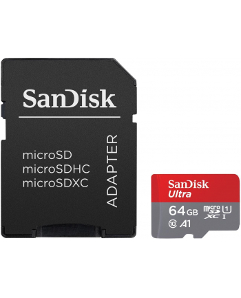 sandisk Ultra microSDXC 64GB 120MB/s A1 + Adapter SD