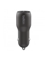 belkin Ładowarka samochodowa Dual USB-A 1m 24W czarna - nr 13