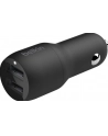belkin Ładowarka samochodowa Dual USB-A 1m 24W czarna - nr 19