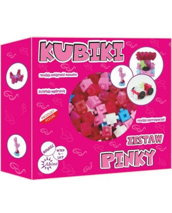 Klocki Kubiki Pinky ABINO