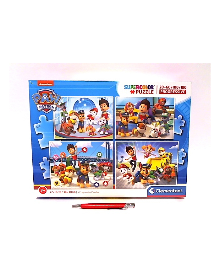 Clementoni Puzzle 20+60+100+180el PAW PATROL Psi Patrol 21412 główny