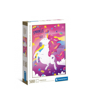 Clementoni Puzzle 500el Fantastyczne zwierzęta Unicorn Jednorożec 35100
