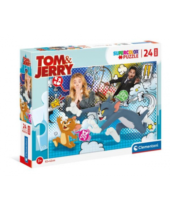 Clementoni Puzzle 24el Maxi podłogowe Tom i Jerry 24212