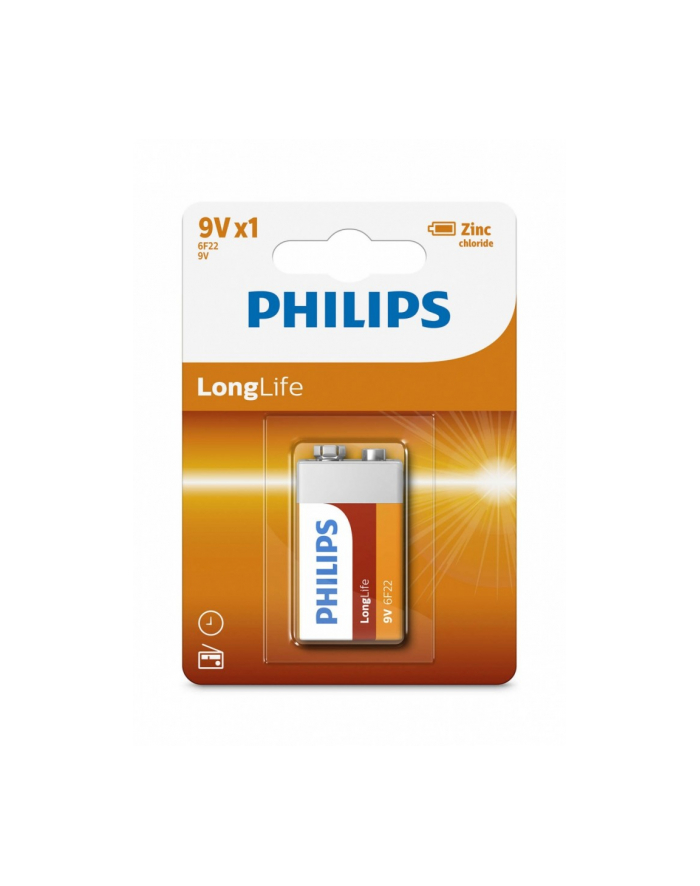 philips Bateria 6F22 9V LONGLIF E (1 SZT BLISTER) główny