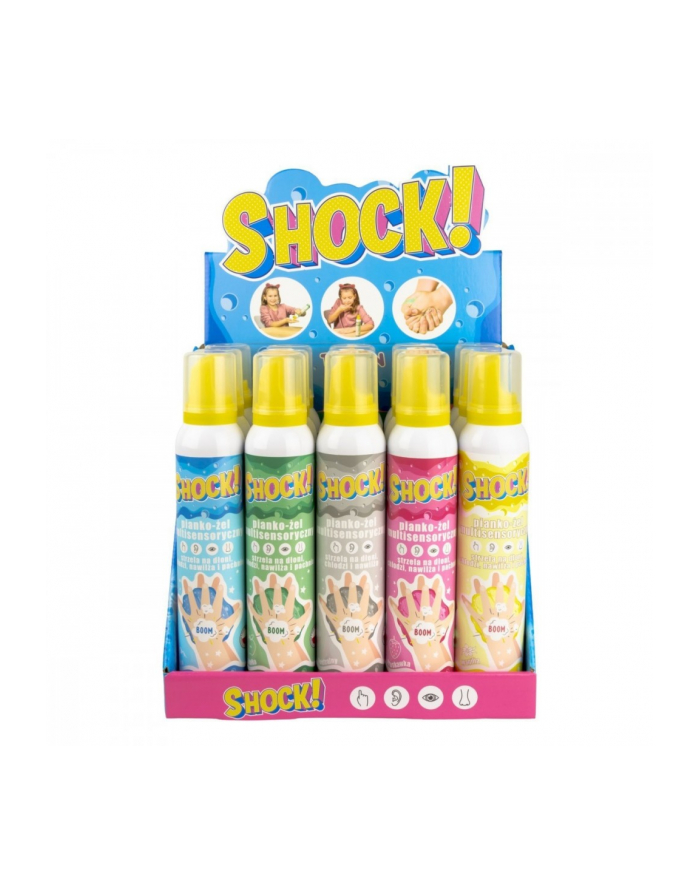 tuban SHOCK! Pianko-żel 200ml Display 15 sztuk Mix główny