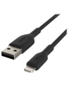 belkin PVC USB-A to Lig htning 2m Black - nr 24