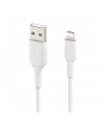 belkin Kabel PVC USB-A to Lightning 15cm White - nr 20